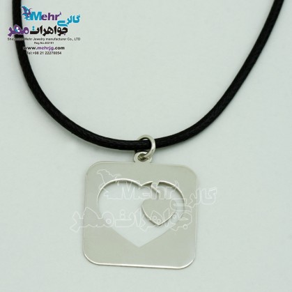 Leather Gold Necklace - Heart Design-SM0851